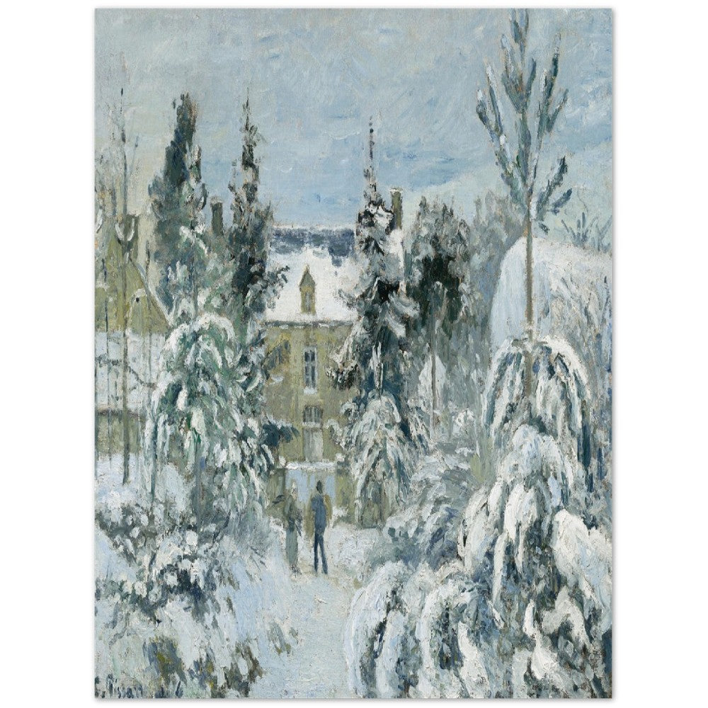 Camille Pissarro Winter Snow Print, Museum Exhibition Poster, Camille Pissarro Wall Décor, Camille Pissarro Gifts, Art Lover Gift