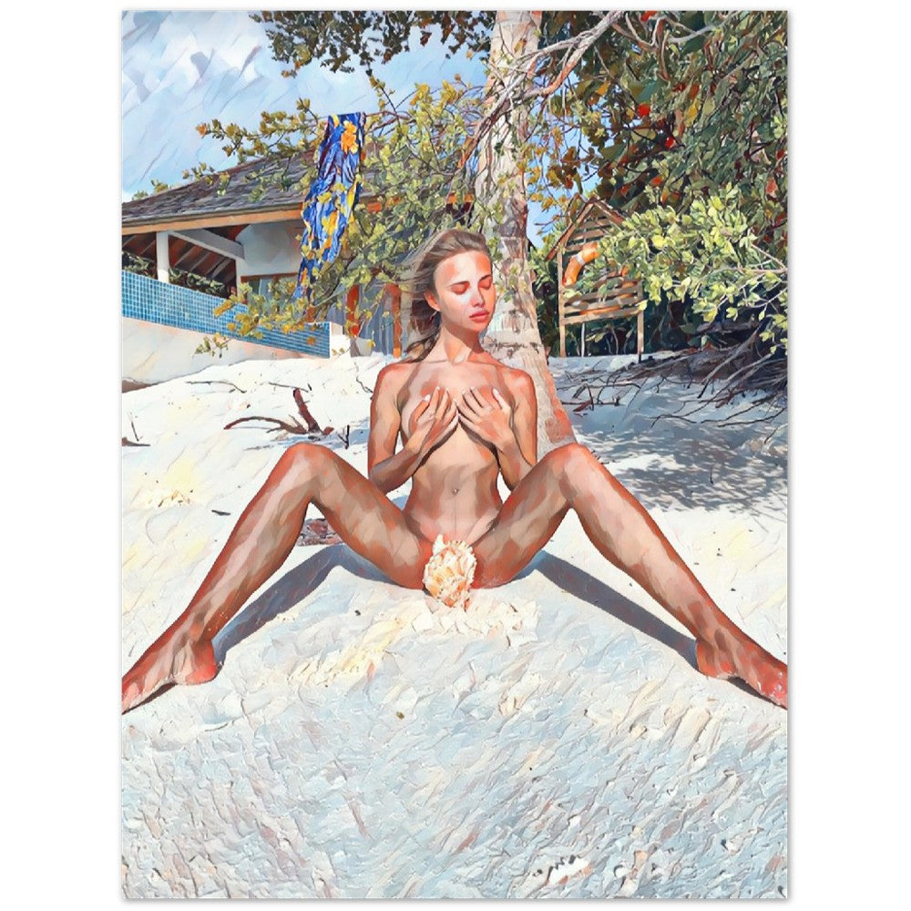 Female Premium Poster | Colorful Canva | Feminist Art | Modern Painting | Nude Art | Female Art Prints