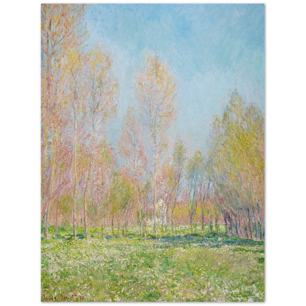 Claude Monet - Spring in Giverny | Wall Art | Historical Painting | Printable Wall Art | Home Decor | Famous Art | Classical Artwork |