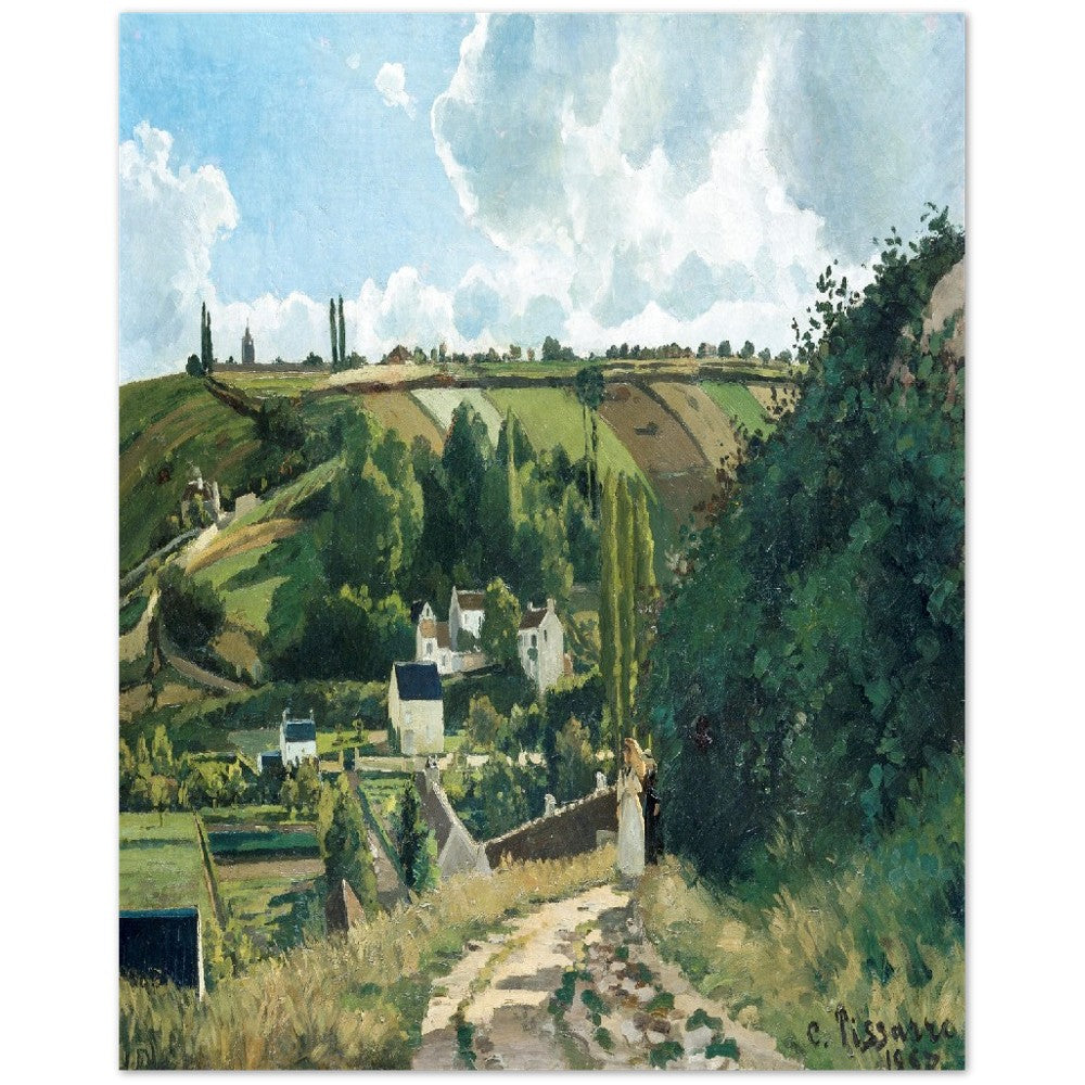 Camille Pissarro Summer Hills Print, Museum Exhibition Poster, Camille Pissarro Wall Décor, Camille Pissarro Gifts, Art Lover Gift