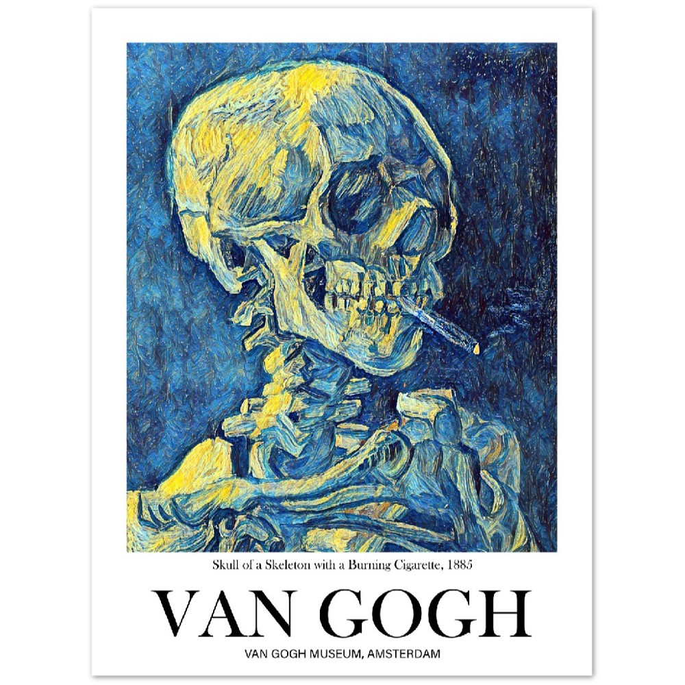 Van Gogh Poster - Famous Artist Remake | Wall Art | Historical Painting | Printable Wall Art | Home Decor | Famous Art | Classical Artwork|